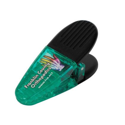 Translucent Power Clips Logo Imprinted | Personalized Magnetic Clips