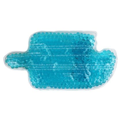 Custom Popsicle Aqua Pearls Hot/Cold Pack - Aqua blue back side Custom Popsicle Aqua Pearls Hot/Cold Pack - Aqua blue back side