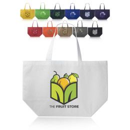 Custom Budget Non-Woven Shopper Tote Bags - All colors 