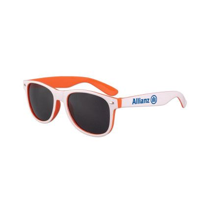 Custom Malibu Sunglasses - Orange