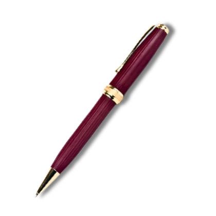 Custom Inluxus Ballpoint Pen - Burgundy