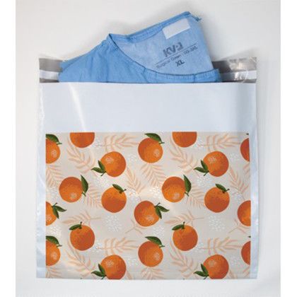 Predesigned Poly Mailer Citrus (20" x 12") - Lifestyle Predesigned Poly Mailer Citrus (20" x 12") - Lifestyle