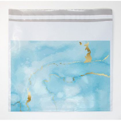 Predesigned Poly Mailer Marble 20" x 12" - Blue Predesigned Poly Mailer Marble 20" x 12" - Blue