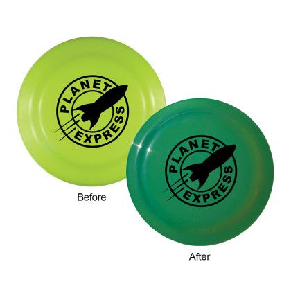 Custom 9 Inch Sun Fun Value Flyer - Color Changing - Yellow to Green