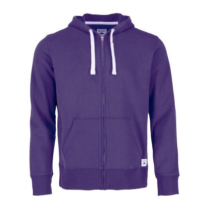Custom Roots73 Paddlecreek Full Zip Fleece Hoodie - Bright Purple
