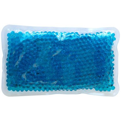 Printed Gel Beads Hot-Cold Pack Rectangle - Baby blue