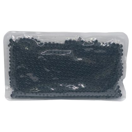 Printed Gel Beads Hot-Cold Pack Rectangle - Black