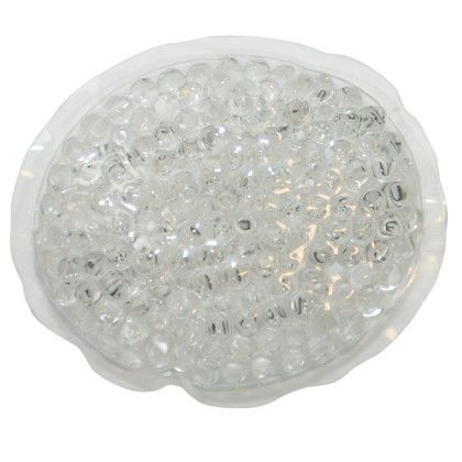 Custom Gel Beads Hot/Cold Pack Small Oval - Clear