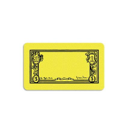 Custom Dollar Bill Jar Opener - Yellow Custom Dollar Bill Jar Opener - Yellow