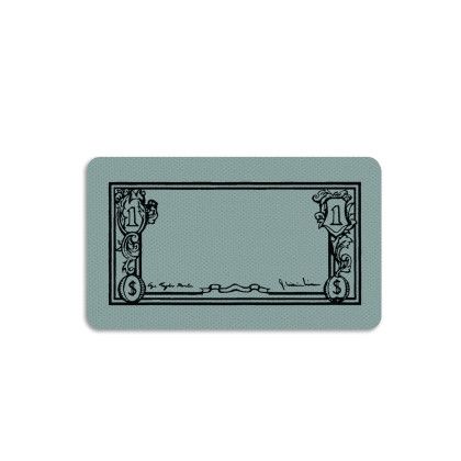 Custom Dollar Bill Jar Opener - Gray Custom Dollar Bill Jar Opener - Gray