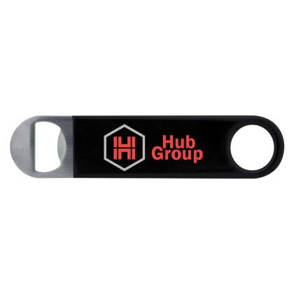 Custom Black Bartender's Vinyl Bottle Opener