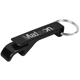 Custom Double Stout Bottle Opener - Black