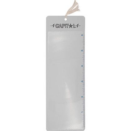 Custom Pocket Book Sheet Magnifier - White/White