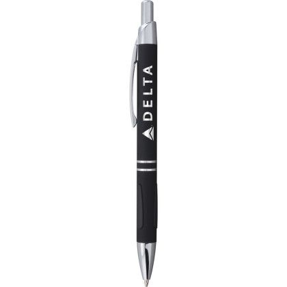 Custom Vienna Comfort Click Pen - Black