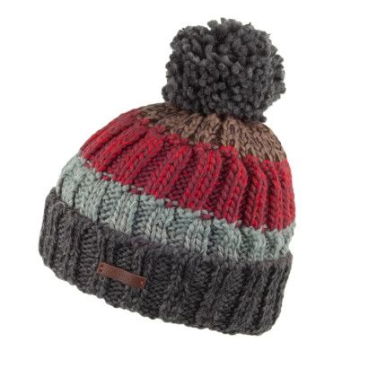 Colorful Pom Pom Knitted Beanies - Multicolor Colorful Pom Pom Knitted Beanies - Multicolor