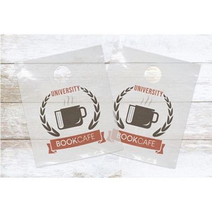 Custom Digital Full Color Clear Plastic Doorknob Bags - 7.5" x 9" Custom Digital Full Color Clear Plastic Doorknob Bags - 7.5" x 9"