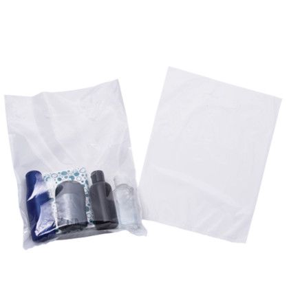 Custom Full-color White w/Clear Back Plastic Bag - 9" x 13"