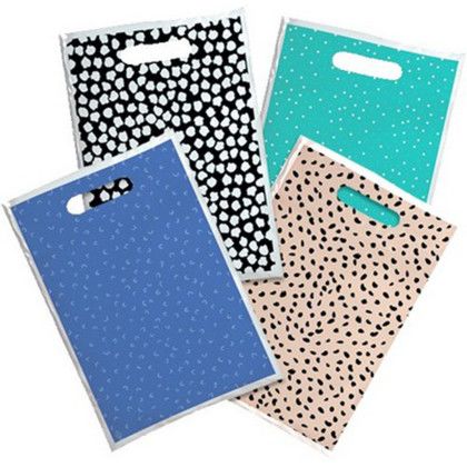 Playful Patterns Predesigned Plastic Bag - 12" x 15" - All color