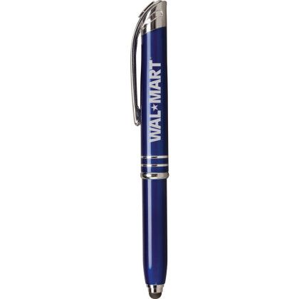 Custom Zentrio Triple Function Pen - Blue