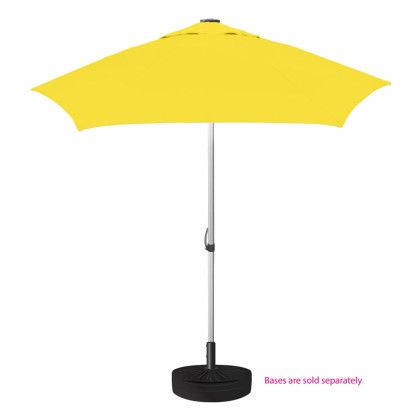 Custom The Vented Cafe Market Umbrella - Yellow
