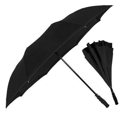 Custom Inversa StrombergBrand Inverted Umbrella - Black/Black