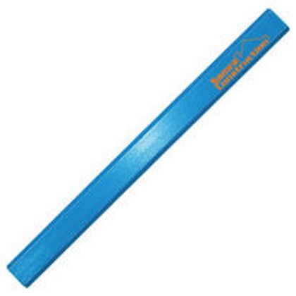 Custom Full Color Carpenter Pencil - Free Setup - Light blue