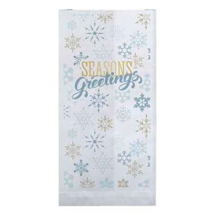 Custom Christmas Scatter Design 2 Merchant Paper Bags - 5" x 10" x 2" Custom Christmas Scatter Design 2 Merchant Paper Bags - 5" x 10" x 2"