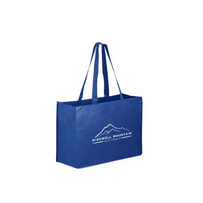 Recycled Grocery Tote Bag 16 x 12 - Royal 