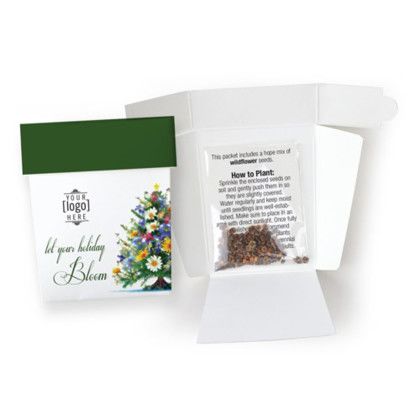 Custom Holiday - Planter Pot Seed Packet - Design E Custom Holiday - Planter Pot Seed Packet - Design E