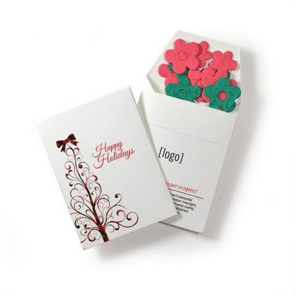 Custom Seed Paper Confetti Pocket Garden - Design B Custom Seed Paper Confetti Pocket Garden - Design B