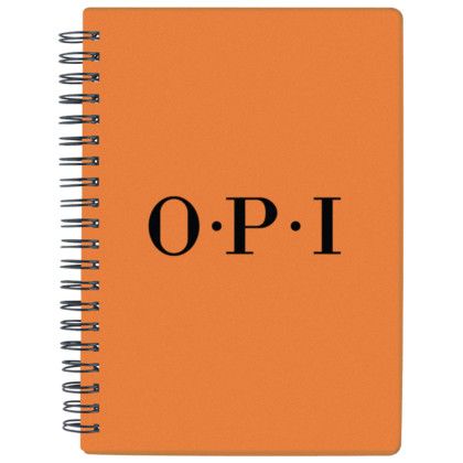 Custom Sweda 5 in. x 7 in. Pocket-Buddy Notebook - Orange