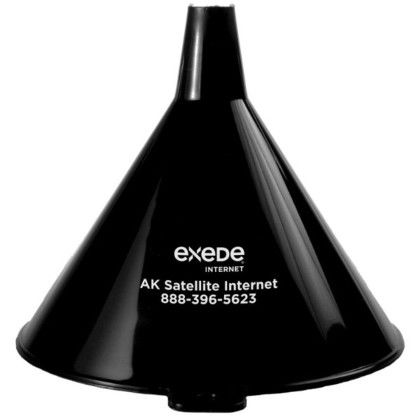Custom Recycled One Pint Funnel - Black