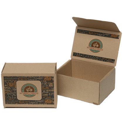 Custom Full Color Natural Brown Display Mailer Box Both side - 8" x 6" x 4" Custom Full Color Natural Brown Display Mailer Box Both side - 8" x 6" x 4"