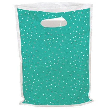 Custom Playful Patterns Designer Plastic Bag - 6" x 13" - Design 2