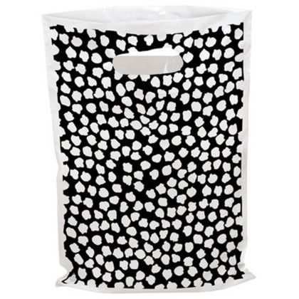 Playful Patterns Predesigned Plastic Bag - 12" x 15" - Design 1