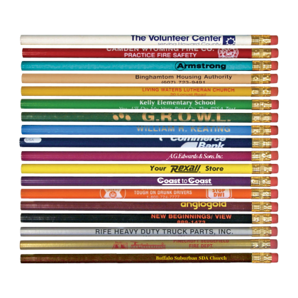 Custom Clear Color School Kit-Ruler-Two Pencils-Eraser - Pencil Colors 