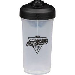 Custom Sports Shaker 24 oz with ProBlend Mixer - Black