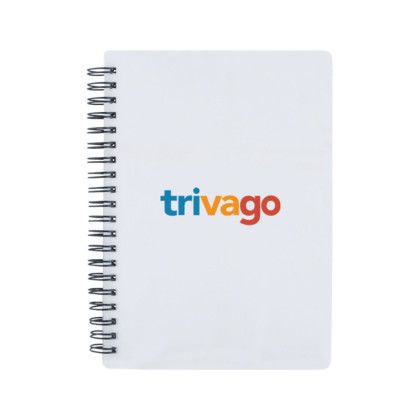 Custom Sweda Translucent Notebook - White