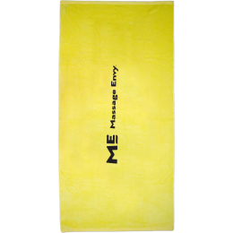 Custom Towel Specialties Basic Weight Beach Towel -  Yellow 
