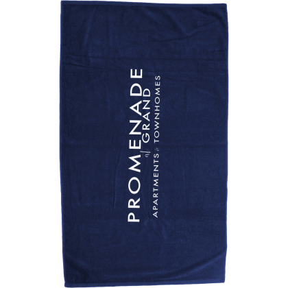 Custom Towel Specialties Superior Weight Beach Towel - Navy