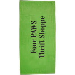 Custom Towel Specialties Fiji Standard Weight Beach Towel - Lime
