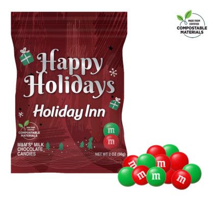 Custom 2oz ECO-Digibag, Compostable & Full Color, Color Choice M&M'S 