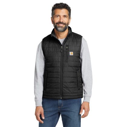 Custom Carhartt Gilliam Vest - Black Front