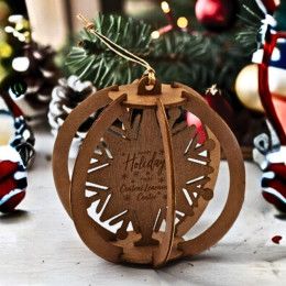 Custom Wood Puzzle Ornament Kit