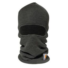 Custom Carhartt Knit Insulated Face Mask - Coal Grey Custom Carhartt Knit Insulated Face Mask - Coal Grey