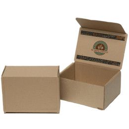 Custom Full Color Natural Display Mailer Box Lid inside - 8" x 6" x 4"