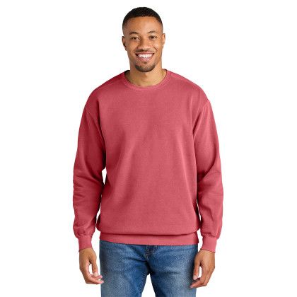Custom Comfort Colors Ring Spun Crewneck Sweatshirt - Watermelon Front view