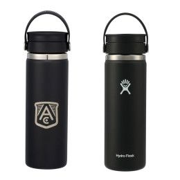 Black Custom Hydro Flask Wide Mouth 20 Oz Bottle with Flex Sip Lid Black Custom Hydro Flask Wide Mouth 20 Oz Bottle with Flex Sip Lid