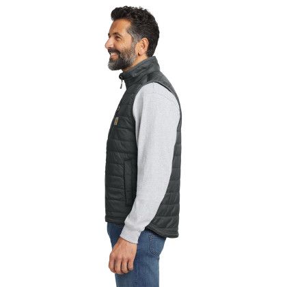 Custom Carhartt Gilliam Vest - Shadow Grey Side View 