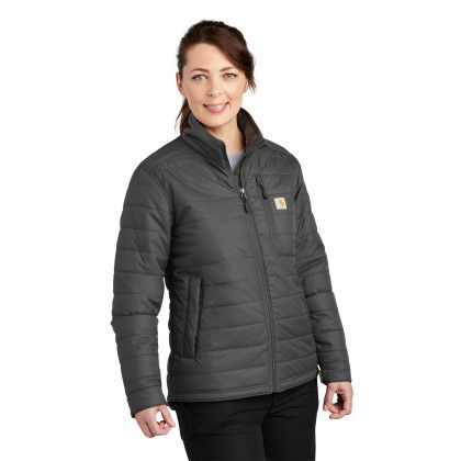 Custom Carhartt Women's Gilliam Jacket - Shadow Heather  Front View